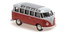 Minichamps Volkswagen Samba Bus 1961 Grey Red 1:43 Diecast Model Car 940052301