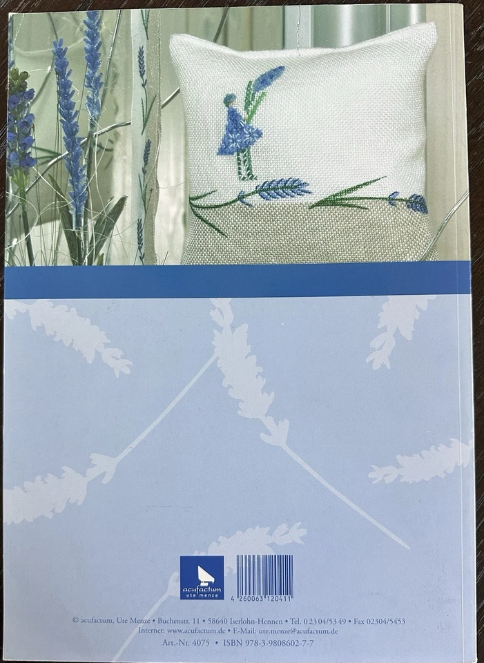 German cross stitch Booklet-ACUFACTUM-Lust Auf Lavendel-lavender - Image 2 of 4