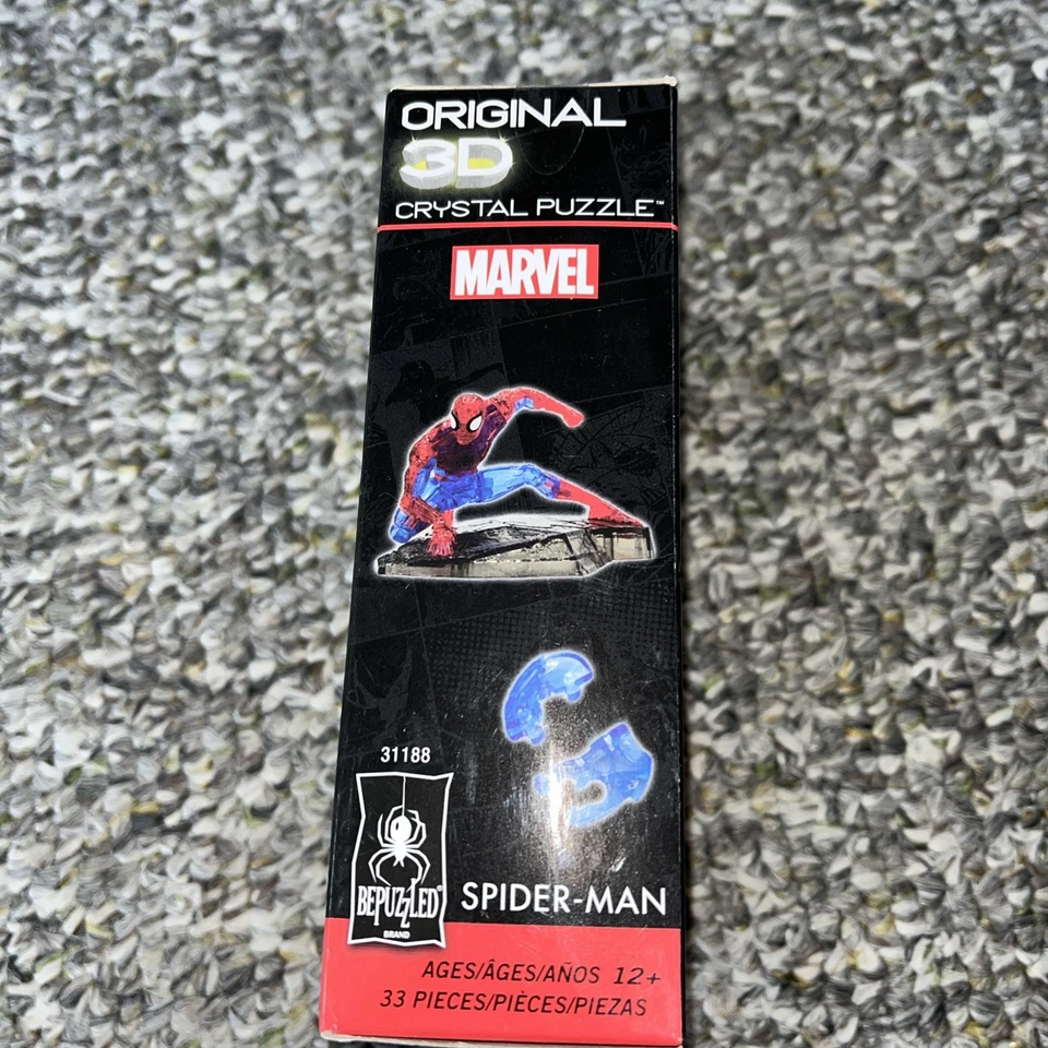 Rompecabezas de cristal 3D BEPUZZLED / MARVEL - ¡SPIDER-MAN!  NUEVO Foto 2 de 4