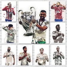 Fußball-Poster Son Heung Min Tottenham Wandkunst Leinwand Bild Jungenzimmer