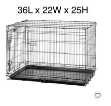 36in Dog Cage Double Door