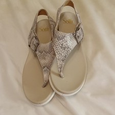 Sofft Women's Farlyn Size 8 Nude Sandals. Comfy, Beachy,