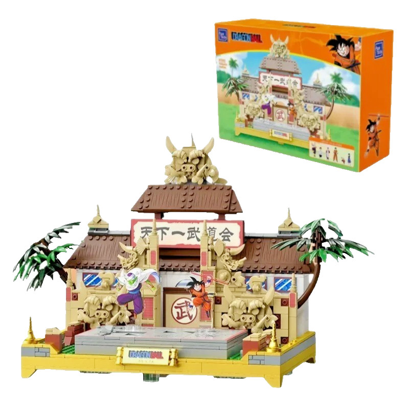 Diorama Dragon Ball Club Tortuga Genial - Bloques Construcción Decoración Col...