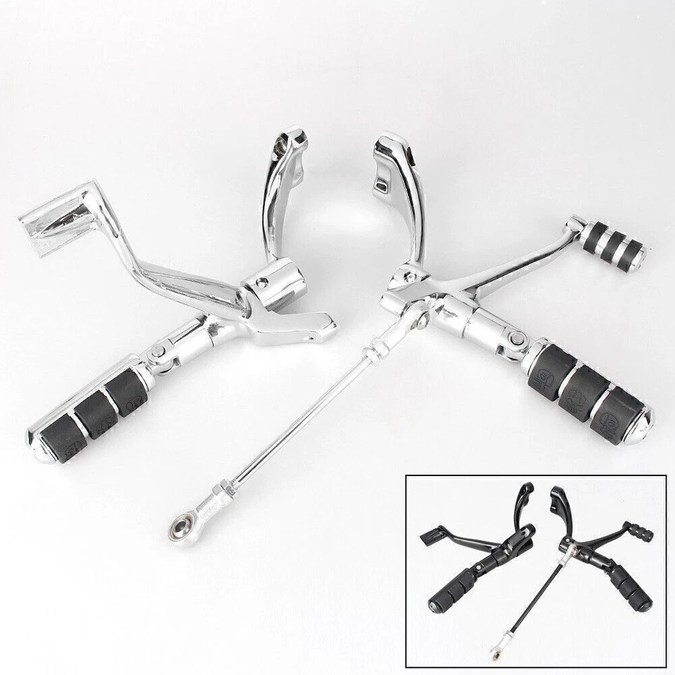 Forward Controls Complete Kit with Pegs Levers Linkages For Harley Sportster 883 Foto 2 de 4