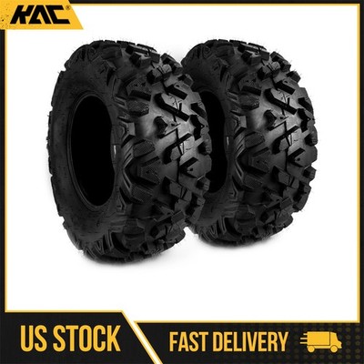 Pair of 2 26x9-12 26x9.00-12 26x9x12 26x9.00x12 ATV 6PR Tires Z-199 TL for ATV