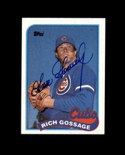 Goose Gossage Signed 1989 Topps Chicago Cubs Autograph