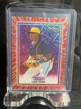 2025 Leaf Vivid Bursting with Talent Luis Pena TB-82 1/1 Pre-Prod Proof