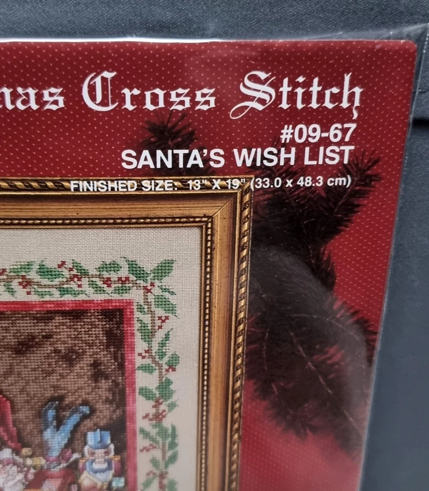 Janlynn Counted Cross Stitch Kit "Santa's Wish List" #09-67 New - Image 3 of 4