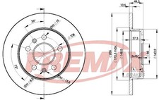 Bremsscheiben für Renault Laguna I B56 Grandtour K56 Safrane B54 II 92-01