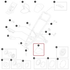 Thule Cargo Basket Luggage Basket Single for Thule Urban Glide 3 Urban Glide 4 Wheel