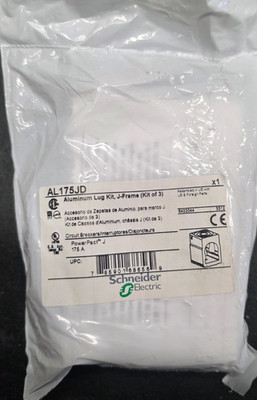 Schneider Electric AL175JD Aluminum 3-Piece Lug Kit. New in Factory Bag