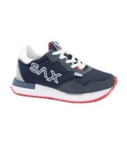 SAX SAM3150 SETH flag blu scarpe uomo sneakers lacci
