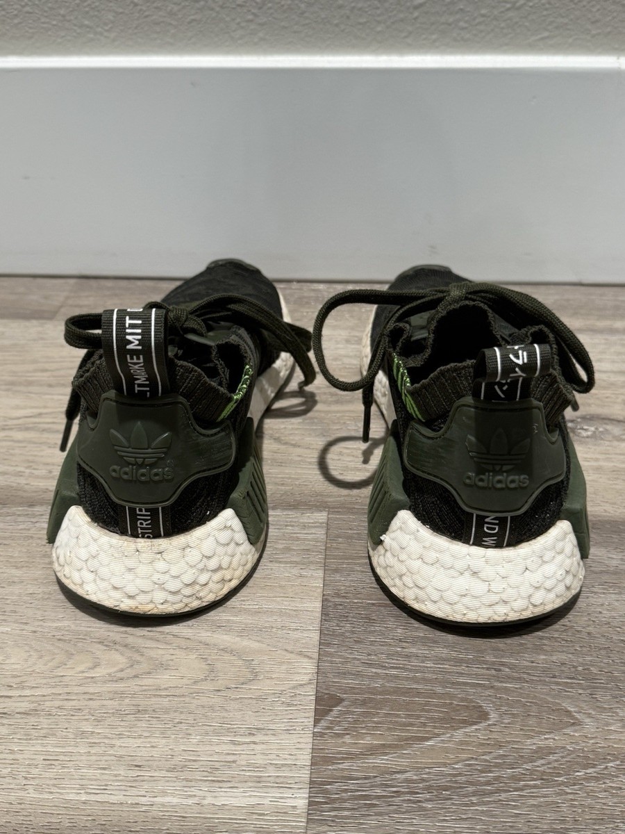 adidas gazelle silver green womens adidas NMD_R1 Primeknit Shoes - Men's - Dark Green / Night Cargo / Hi-Res Green