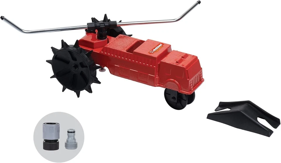 Aspersor de viaje de apagado automático con conexiones rápidas para grandes yardas Foto 3 de 4