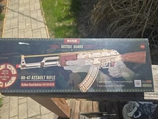 Rokr Justice Guard Automatic Rifle AK-47 Wooden Puzzle Rifle Gear Drive Model 
