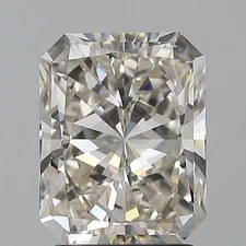 Certified AGI 2 CT Radiant Cut Natural Mined Diamond Loose I color VVS1 clarity