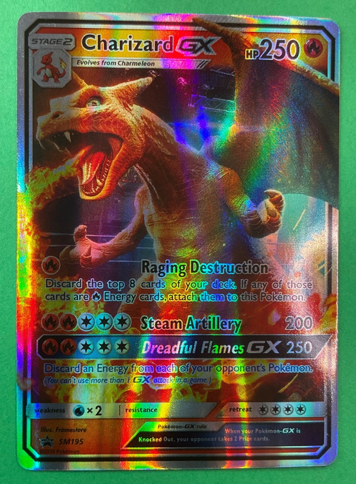 2019 Pokemon Charizard GX SM195 Detective Pikachu Black Star Promo Holo NM