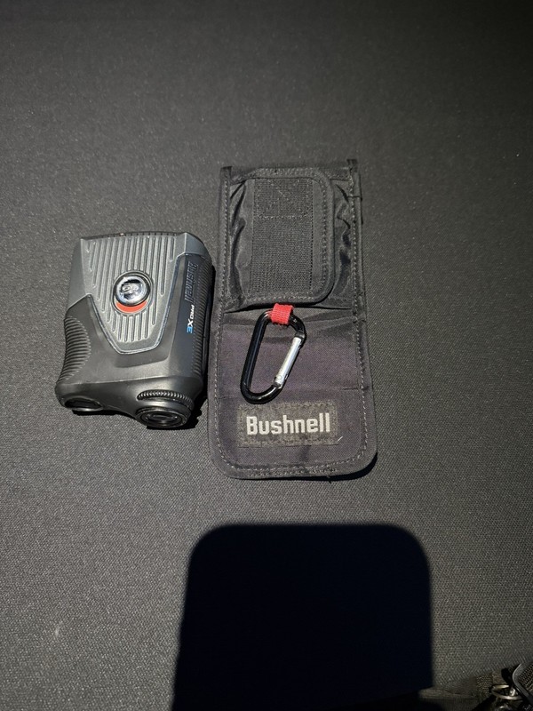 Bushnell Pro XE Golf Laser Rangefinder  with Slope- Black/Silver (201950)
