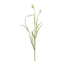 Artplants KüNstlicher Zweig Klee Fevor Mit BlüTen, Creme, 70Cm