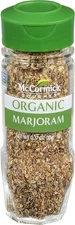 (Free Duty Tax) McCormick Gourmet Organic Marjoram, 0.37 Oz