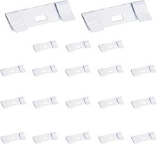 20 PCs Vertical Blind Repair Vane Metal Tabs Replacement Fixer Kit for Slats