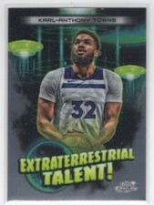 #ET-7 2023-24 Topps Chrome Cosmic Extraterrestrial Talent Karl-Anthony Towns