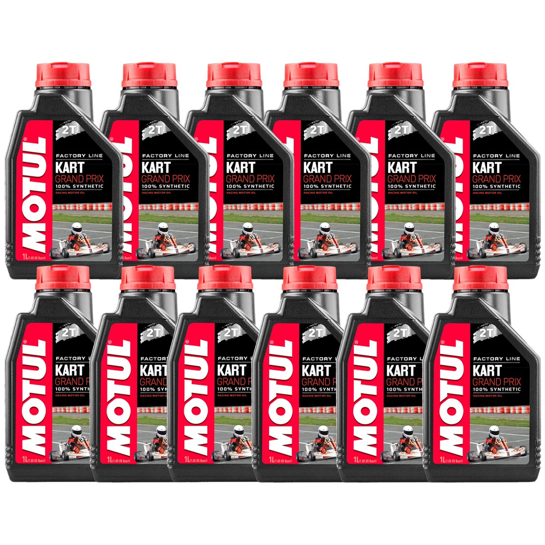 KIT 12X LITRO OLIO MOTUL Kart Grand Prix 2T - 12x 105884