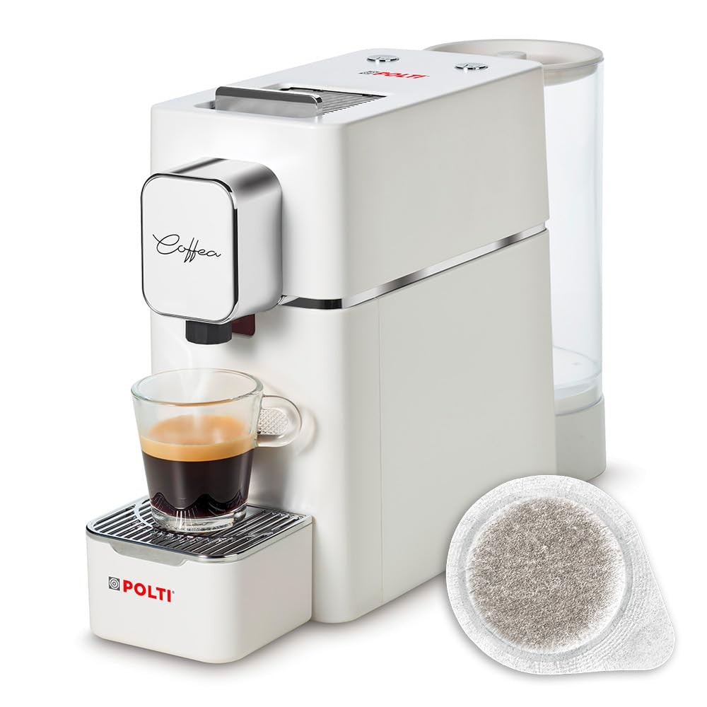 Coffea S15W Bianca: Macchina Espresso Compatta per Cialde ESE 44 mm