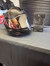 Alpinestars Supertech R10 Motorcycle Helmet - Solid Gloss Carbon Black