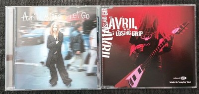 AVRIL LAVIGNE CD lot LET GO + LOSING GRIP single ENHANCED Complicated