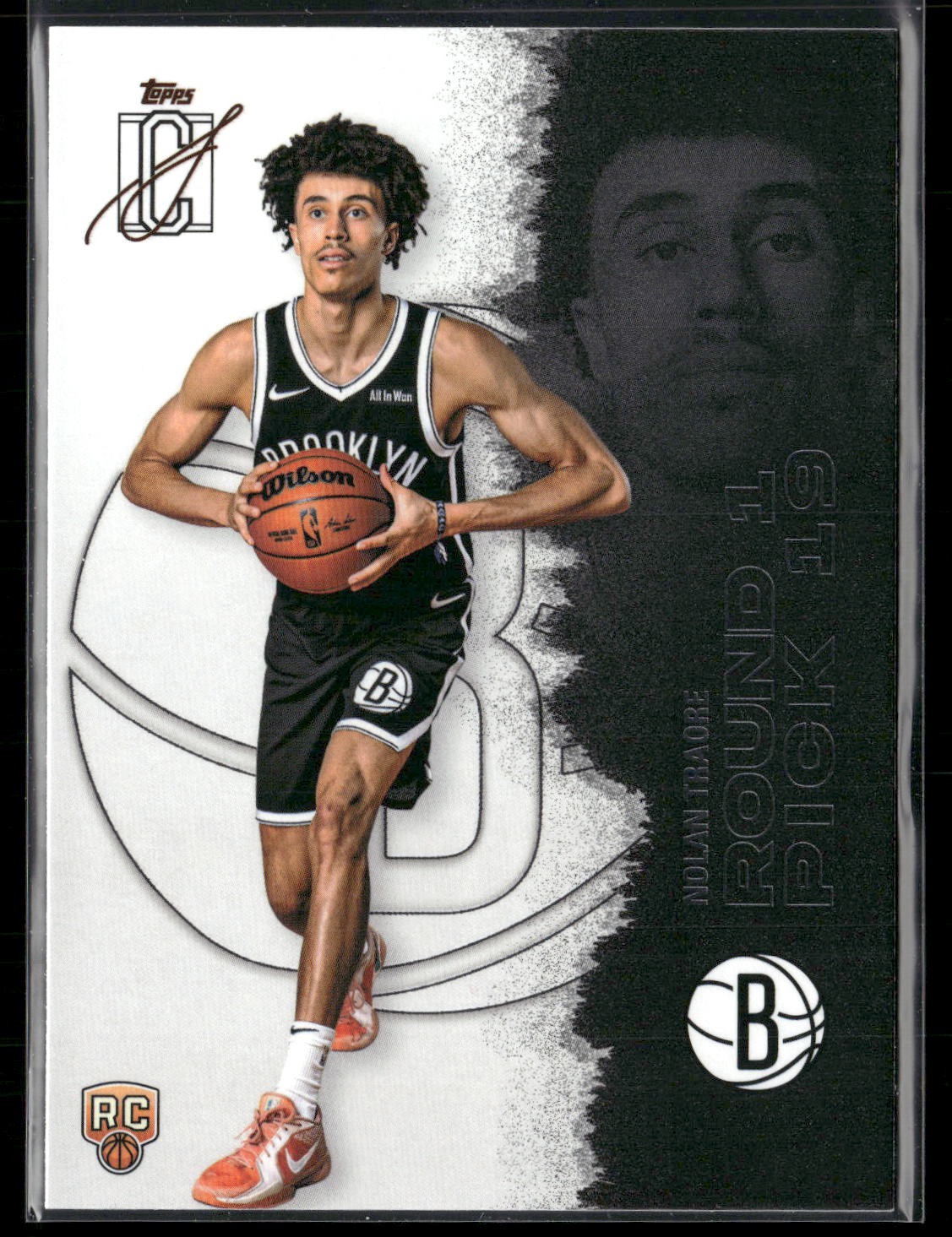 Nolan Traore 2025-26 Topps Signature Class #115 Rookie Brooklyn Nets