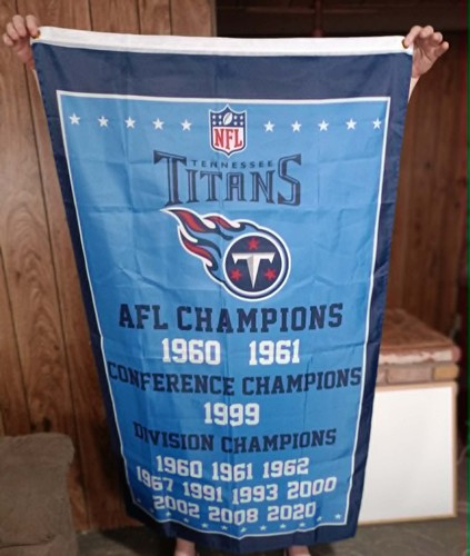 Tennessee Titans Championship Banner