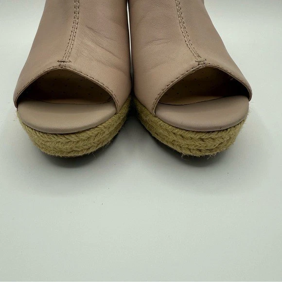 Alpargatas Geox Respira D Soleil Rosa Cuña Plataforma Peep Toes Talla 38 Foto 4 de 4