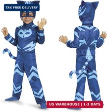 Catboy Costume for Kids, Official PJ Masks Costume Jumpsuit