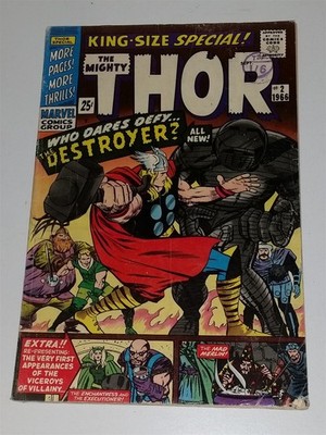 THOR MIGHTY KING SIZE SPECIAL #2 VG (4.0) 1966 MARVEL COMICS