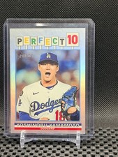 Yoshinobu Yamamoto  2025 Topps Heritage Perfect 10 - Holographic  #7 Dodgers