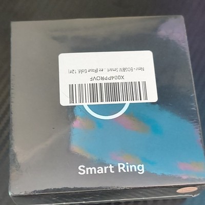 Smart Ring Rose Gold Size 12# Heart Rate Monitor Waterproof Android iOS 7+ Day