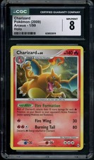 2009 POKEMON PLATINUM ARCEUS #1 CHARIZARD-HOLO CGC 8