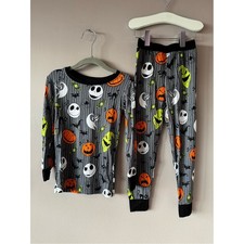 Little Sleepies Disney Bamboo Nightmare Before Christmas Long Sleeve PJ Set 3T