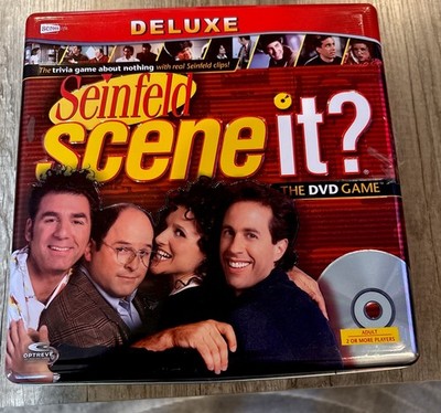 Mattel Scene It? Seinfeld DVD Game 2008 NBC TV Show Comedy Sitcom Clips Sealed.