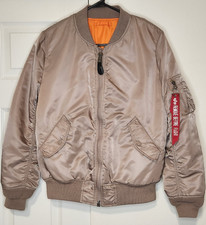 Alpha Industries MA-1 Flight Jacket Tan Size M