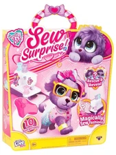 Little Live Pets Scruff-a-Luvs Sew Surprise Purple Reveal Plush Mystery Dog Cat
