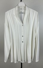 BITTE KAI RAND Damen Gr. L (40-42) Sweatschirt Jersey Longsleeve weiß Bluse 0A3