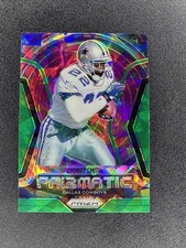 Emmitt Smith Rookie #8 2025 Panini Prizm Prizmatic Green Ice SSP - Cowboys RARE