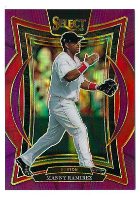 Concourse Manny Ramirez #19 Purple Prizm /75 2025 Panini Select Ship w Toploader