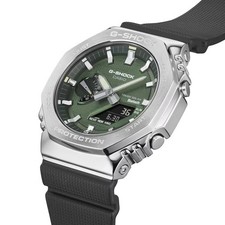 Special New CASIO G-Shock GBM 2100A 1A3JF Green 20 ATM Water Resi No.gs1702