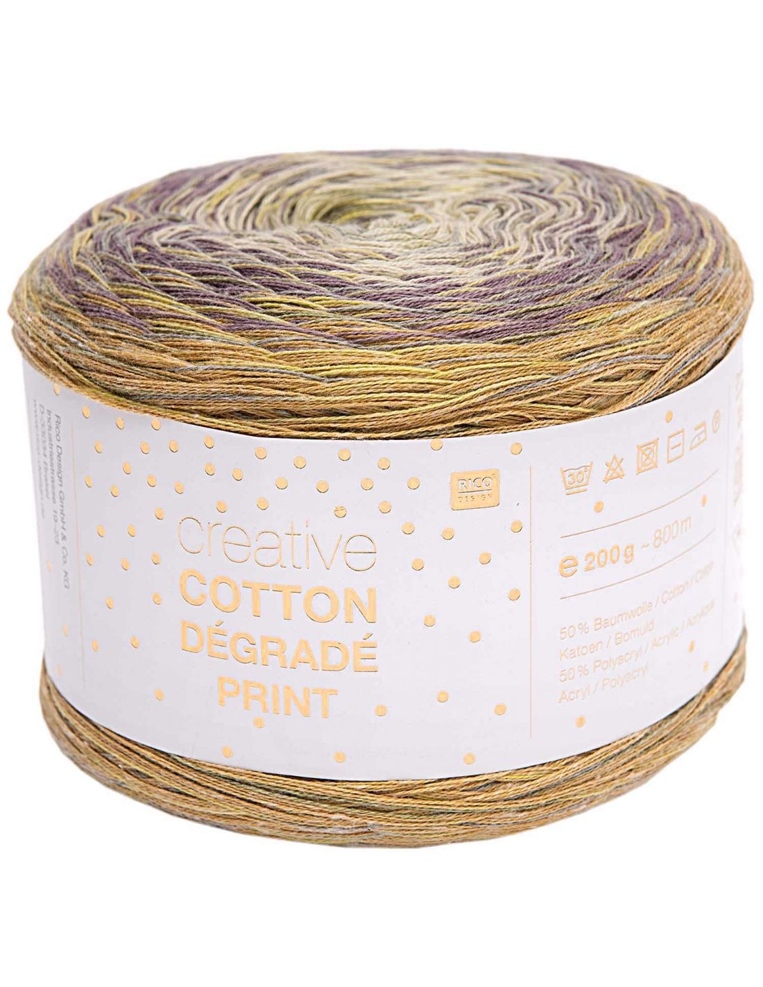 Pelote Creative Cotton Dégradé fil d'impression longue de qualité