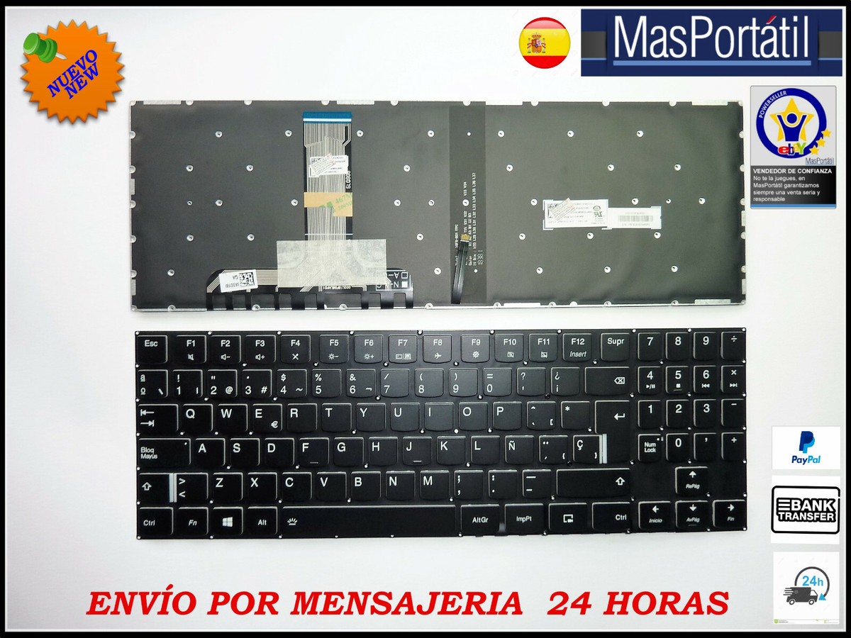 Lenovo Legion Y530-15ICH (81FV/81GT/81M7/81LB) original teclado DE (alemán