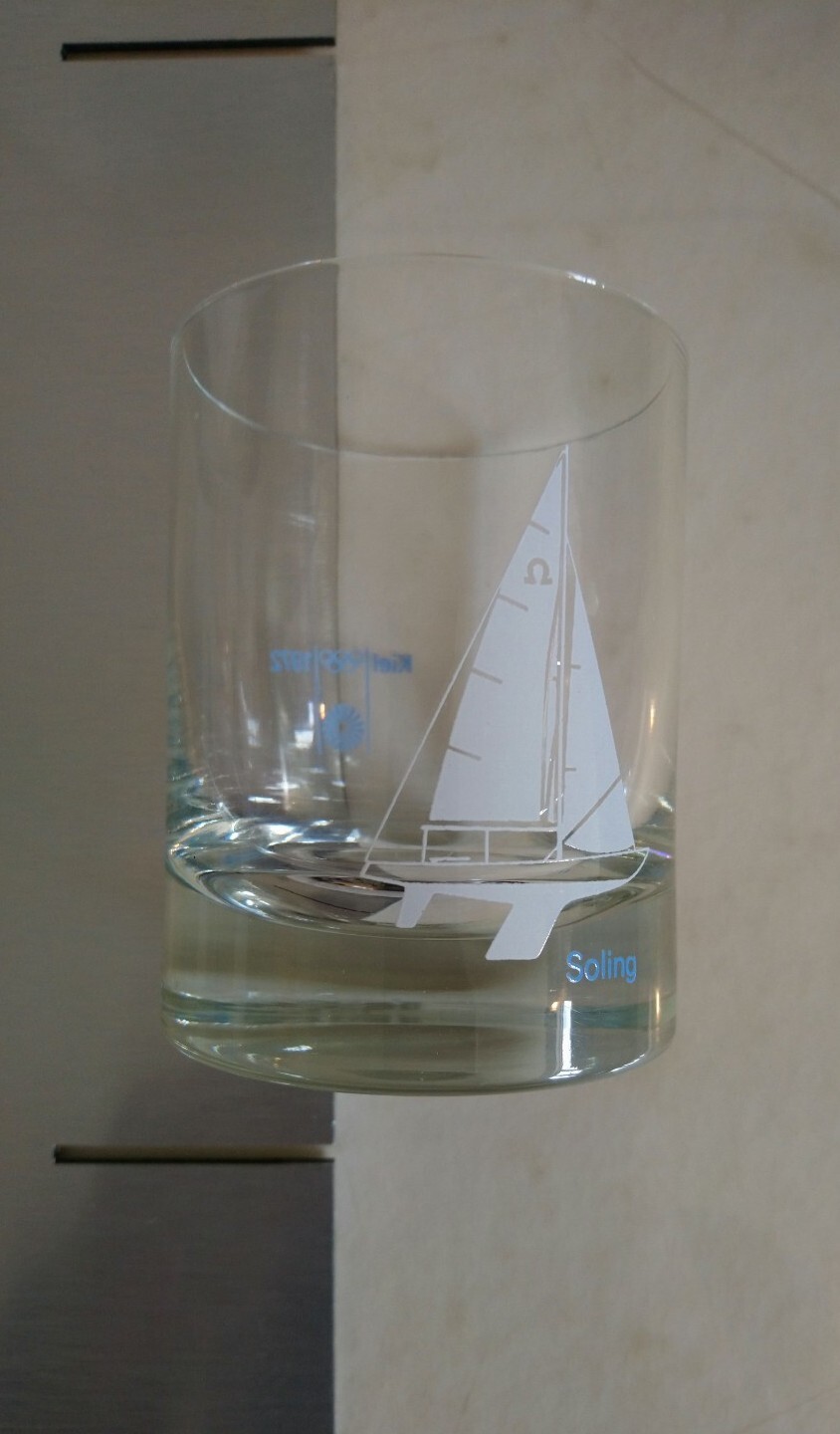 1972 Kiel Glas Segeln Sailing AICHER HFG ULM OLYMPISCHE SPIELE MÜNCHEN Munich