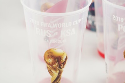 Fifa World Cup Russia Budweiser Plastic Beer Cup Mexico